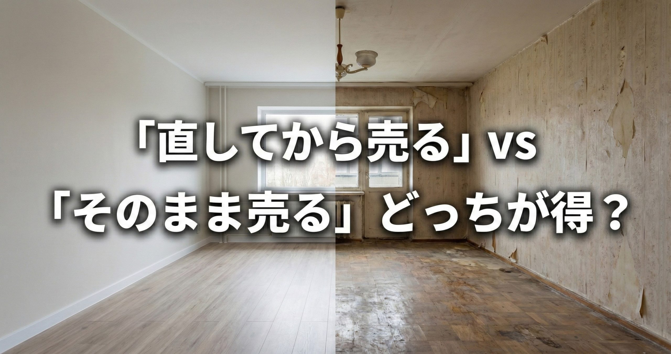 直してから売る