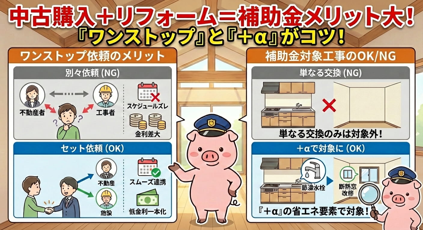 リフォームをセット