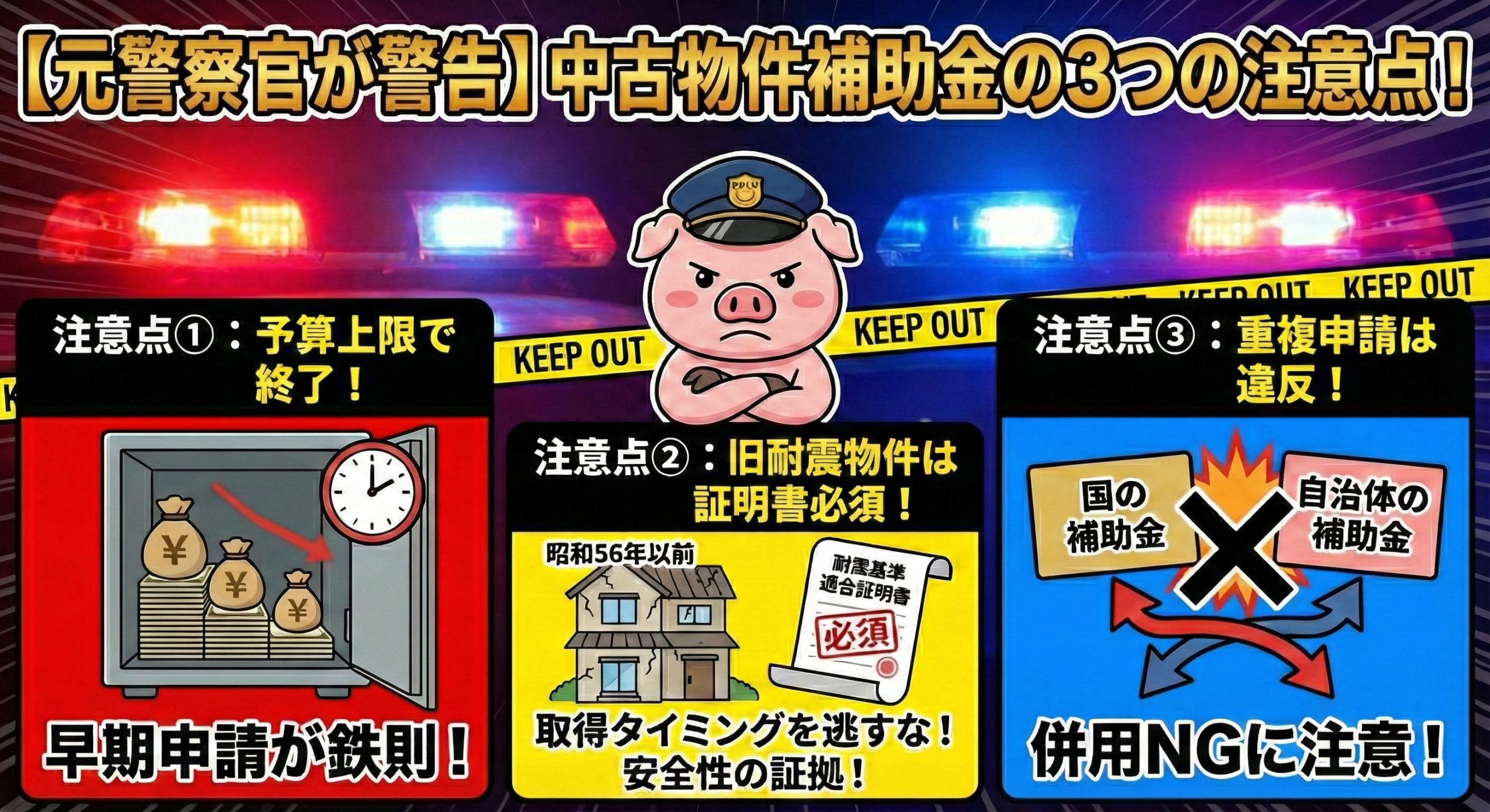 失敗しないための3つの注意点