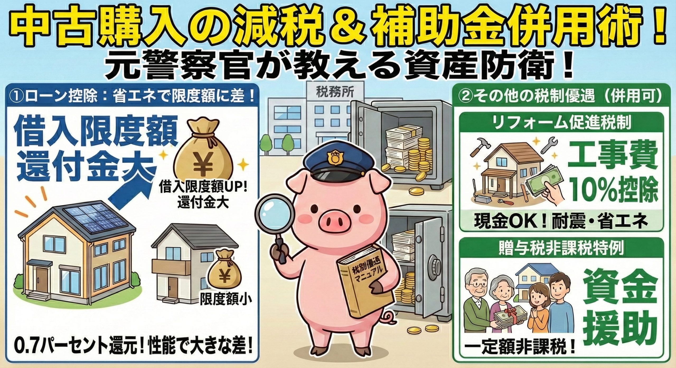 中古物件購入は減税